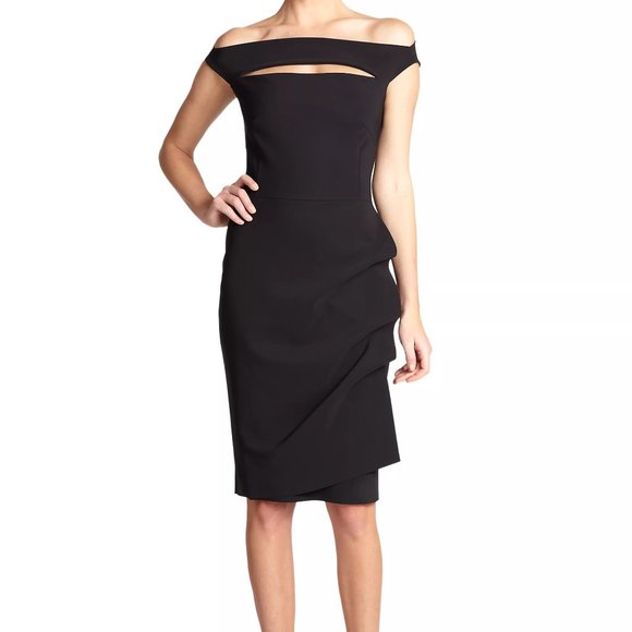 Chiara Boni La Petite Robe  Melania Short Off-The-Shoulder Dress - Picture 1 of 1